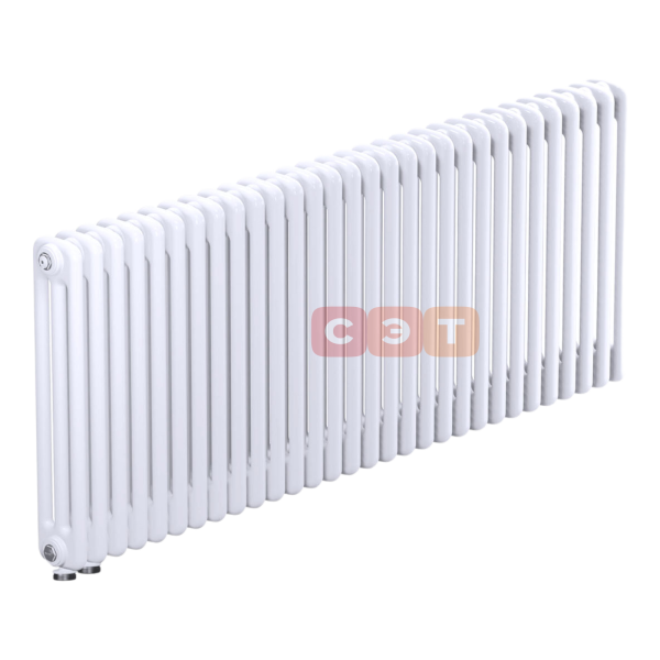 Радиатор стальной 3х трубный Rifar TUBOG 36 секций (в.  570мм, подкл. -  донное левое/правое, ТЕРМОКЛАПАН)